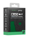 Palms Off Gaming Blackout Deck Sleeves - Standard - 100pc - Green - Matte