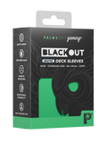 Palms Off Gaming Blackout Deck Sleeves - Standard - 100pc - Jade - Matte