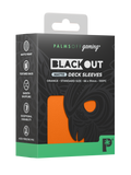 Palms Off Gaming Blackout Deck Sleeves - Standard - 100pc - Orange - Matte