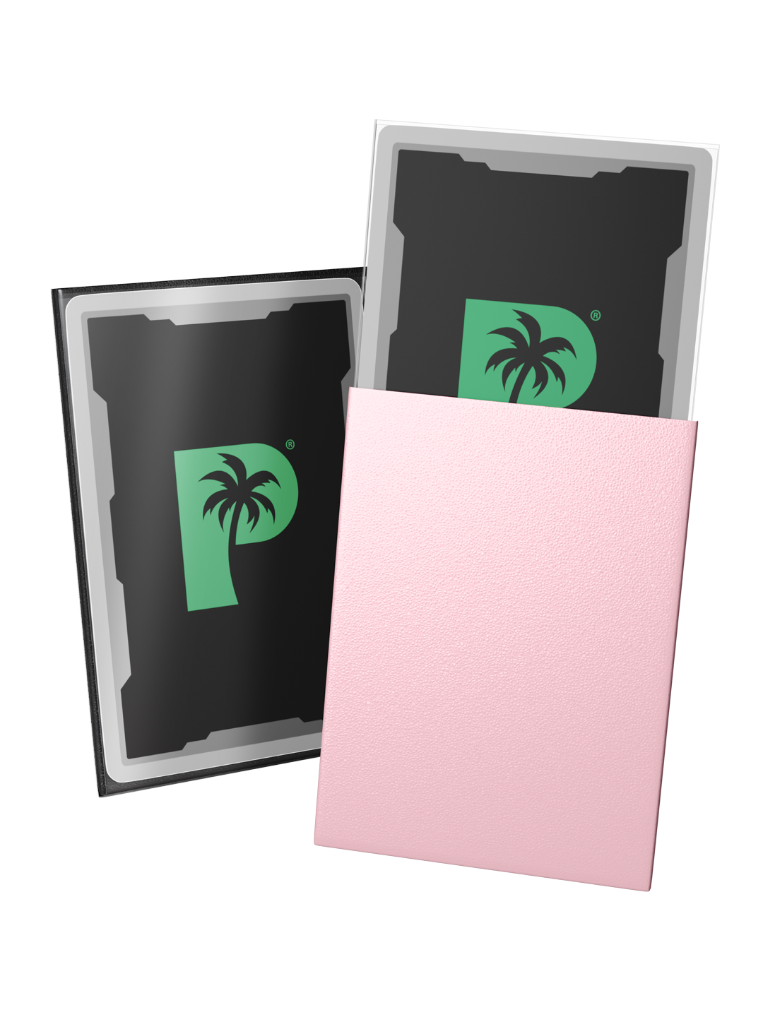 Palms Off Gaming Blackout Deck Sleeves - Standard - 100pc - Rose - Matte