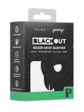 Palms Off Gaming Blackout Deck Sleeves - Standard - 100pc - White - Matte