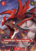 Jormuntide Ignis – Savage Lava Dragon - Dawn of Palpagos - BP01-001-OSR - Lucky Lucky - NM