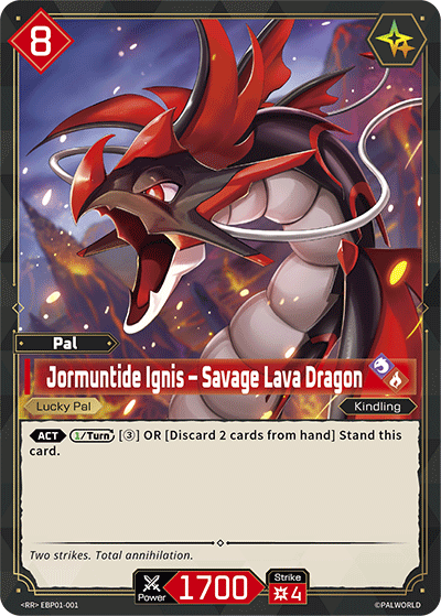 Jormuntide Ignis – Savage Lava Dragon - Dawn of Palpagos - BP01-001 - Lucky Lucky - NM
