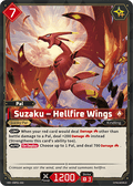 Suzaku – Hellfire Wings - Dawn of Palpagos - BP01-002 - Lucky Lucky - NM