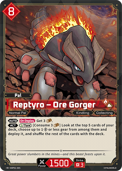 Reptyro – Ore Gorger - Dawn of Palpagos - BP01-005 - NM
