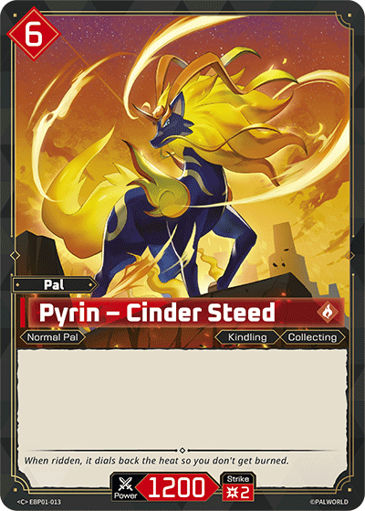 Pyrin – Cinder Steed - Dawn of Palpagos - BP01-013 - NM