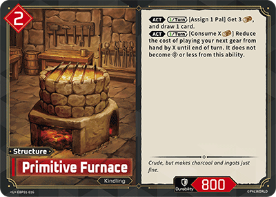Primitive Furnace - Dawn of Palpagos - BP01-016 - NM