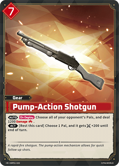 Pump-Action Shotgun - Dawn of Palpagos - BP01-020 - NM