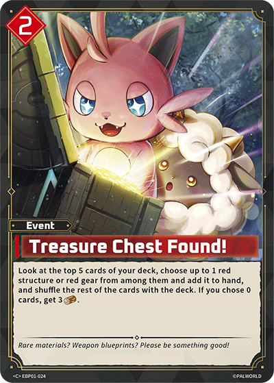 Treasure Chest Found! - Dawn of Palpagos - BP01-024 - - NM