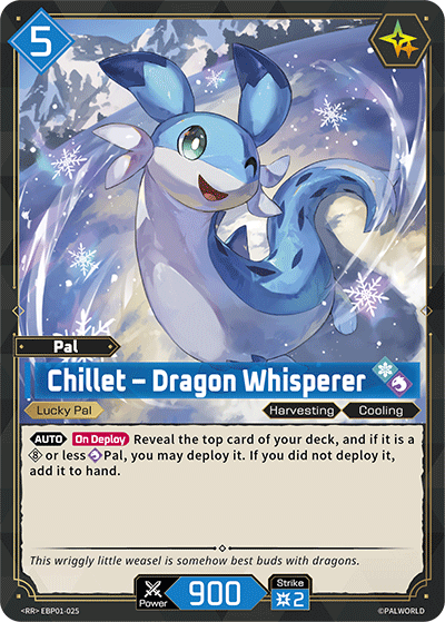 Chillet – Dragon Whisperer - Dawn of Palpagos - BP01-025 - Lucky - NM
