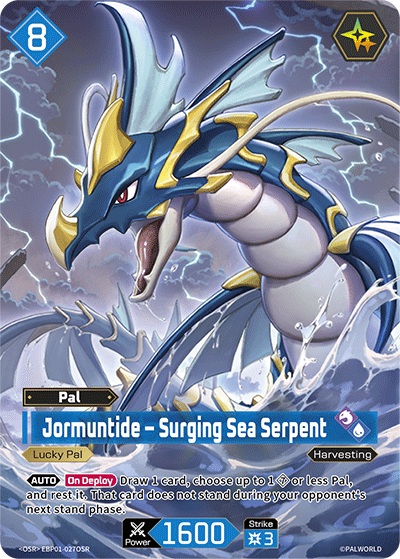Jormuntide – Surging Sea Serpent - Dawn of Palpagos - BP01-027-OSR - Lucky - NM