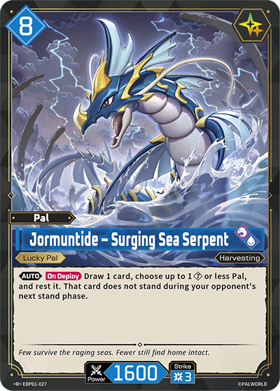 Jormuntide – Surging Sea Serpent - Dawn of Palpagos - BP01-027 - Lucky - NM