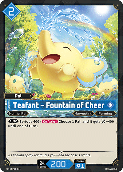 Teafant – Fountain of Cheer - Dawn of Palpagos - BP01-034 - NM