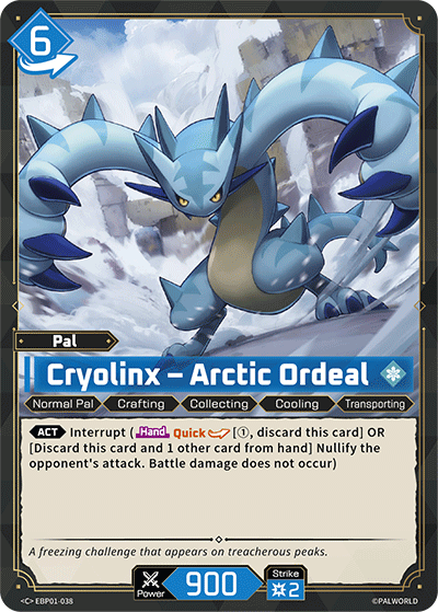 Cryolinx – Arctic Ordeal - Dawn of Palpagos - BP01-038 - NM