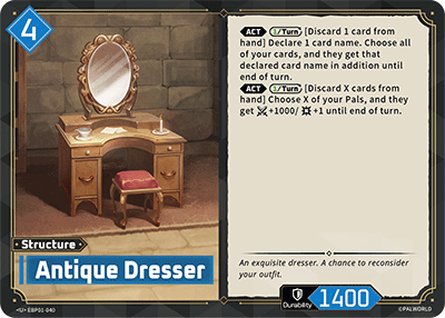 Antique Dresser - Dawn of Palpagos - BP01-040 - - NM