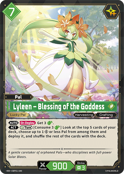 Lyleen – Blessing of the Goddess - Dawn of Palpagos - BP01-049 - Lucky - NM