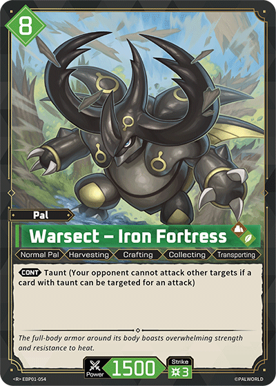 Warsect – Iron Fortress - Dawn of Palpagos - BP01-054 - NM