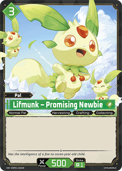 Lifmunk – Promising Newbie - Dawn of Palpagos - BP01-056-SR - NM