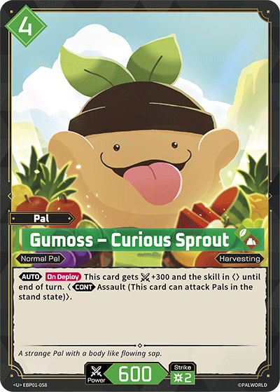 Gumoss – Curious Sprout - Dawn of Palpagos - BP01-058 - NM
