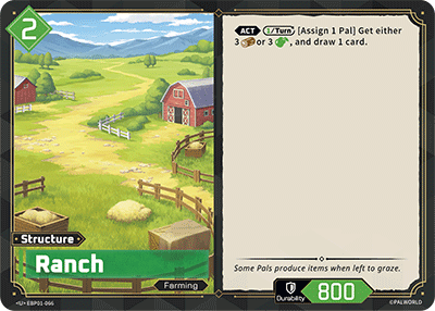 Ranch - Dawn of Palpagos - BP01-066 - NM