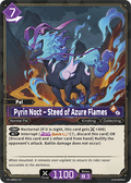 Pyrin Noct – Steed of Azure Flames - Dawn of Palpagos - BP01-077 - - NM