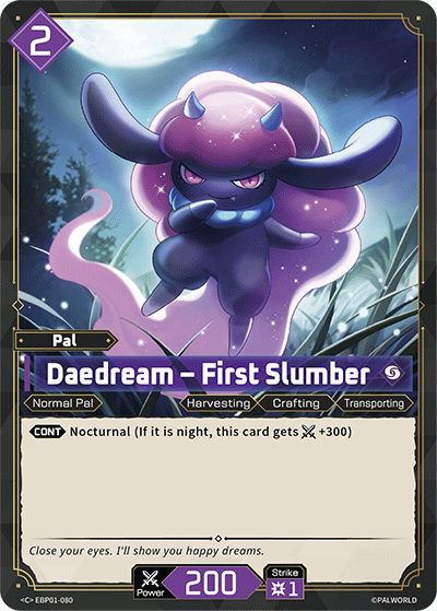 Daedream – First Slumber - Dawn of Palpagos - BP01-080 - - NM