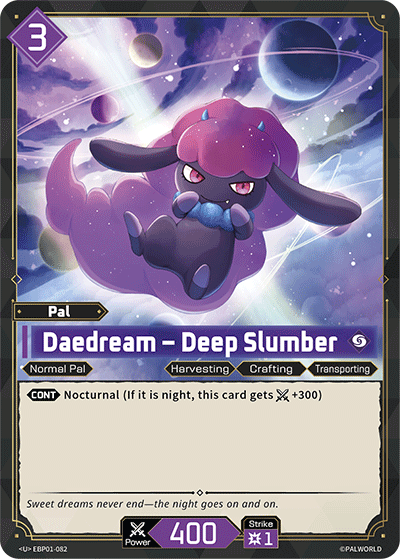 Daedream – Deep Slumber - Dawn of Palpagos - BP01-082 - NM