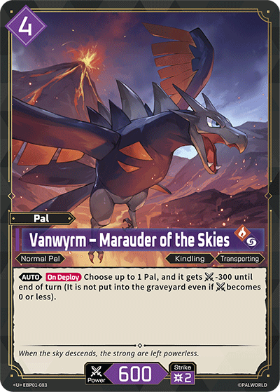 Vanwyrm – Marauder of the Skies - Dawn of Palpagos - BP01-083 - - NM