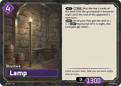 Lamp - Dawn of Palpagos - BP01-088 - NM
