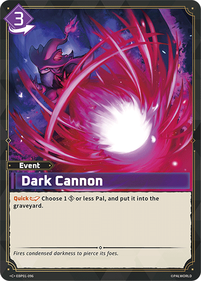 Dark Cannon - Dawn of Palpagos - BP01-096 - NM
