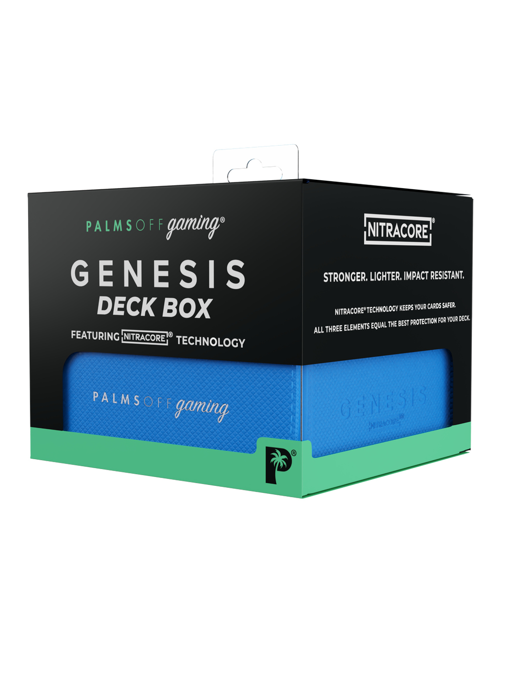 Palms Off Gaming Genesis Deck Box - Blue