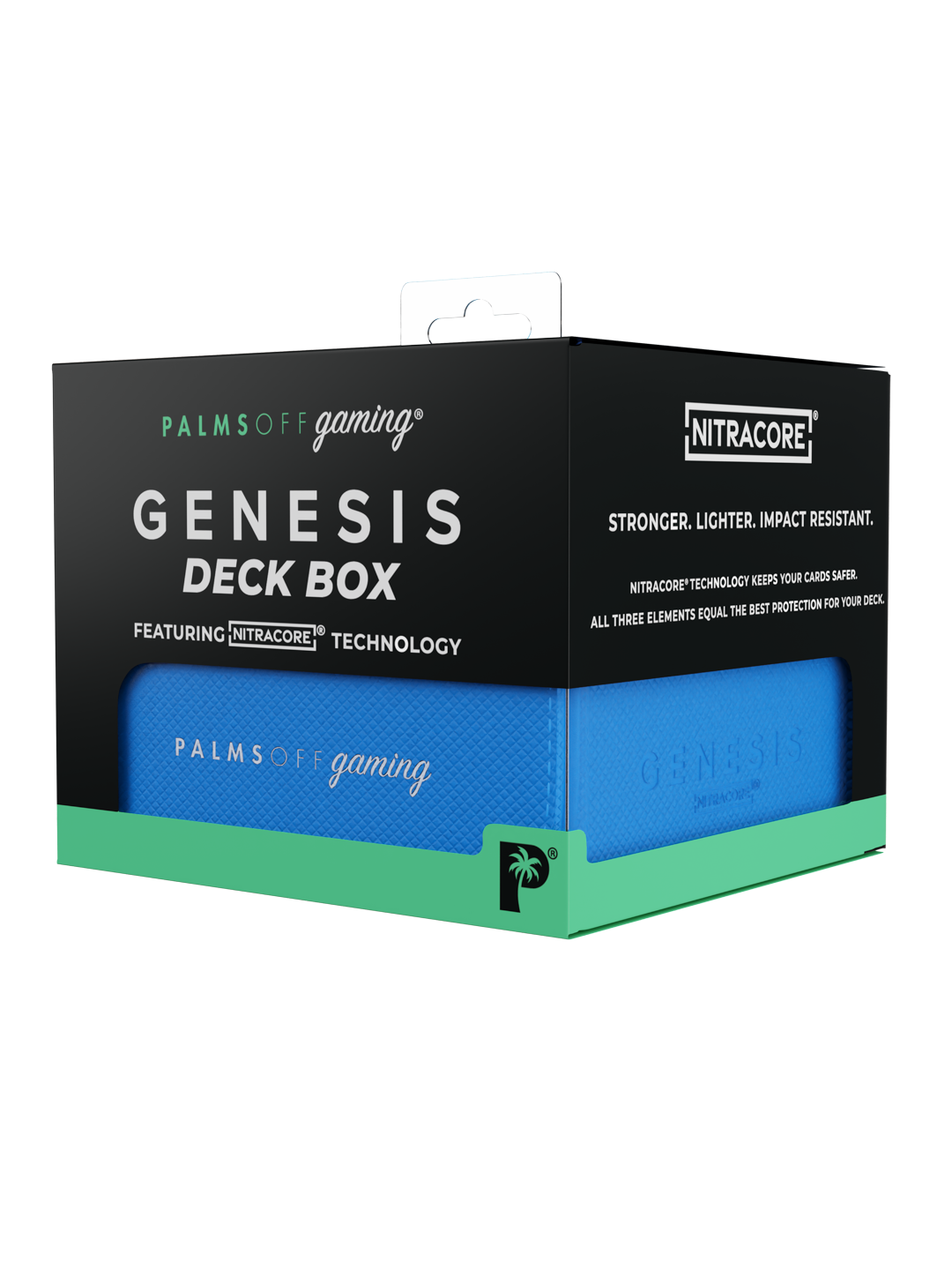 Palms Off Gaming Genesis Deck Box - Blue