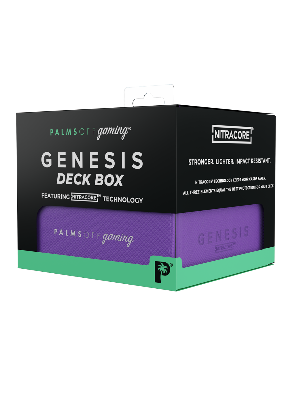 Palms Off Gaming Genesis Deck Box - Purple