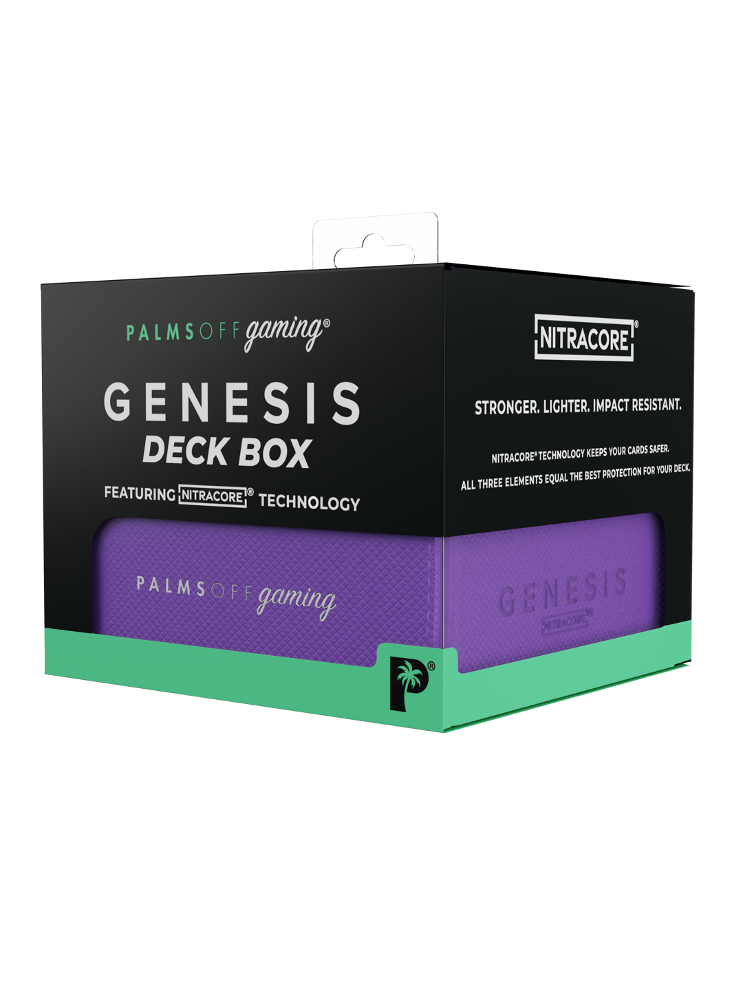Palms Off Gaming Genesis Deck Box - Purple