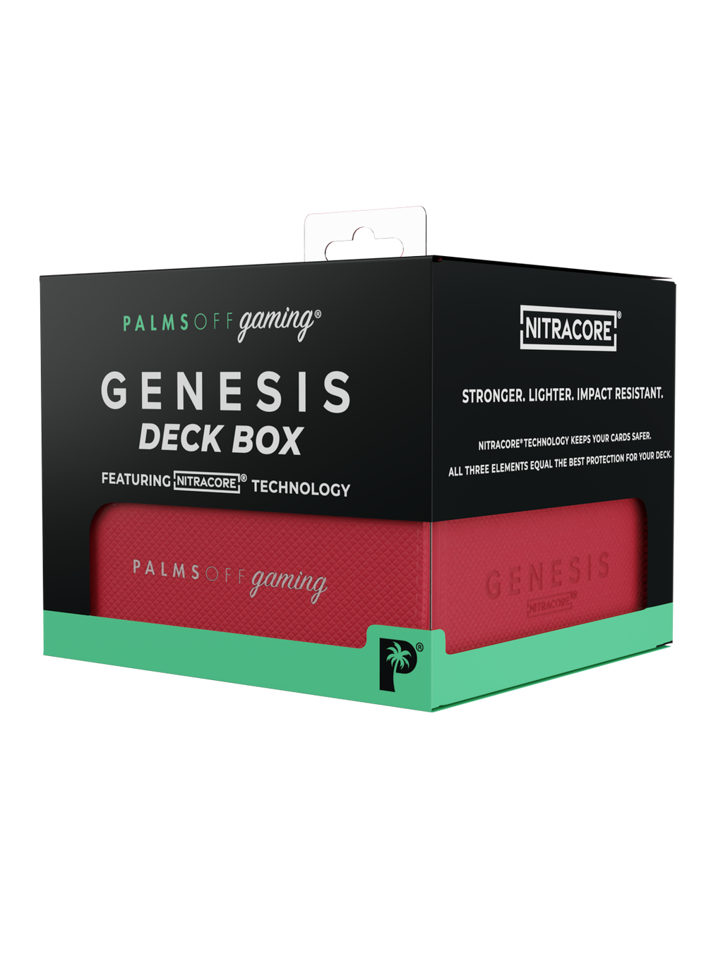 Palms Off Gaming Genesis Deck Box - Red