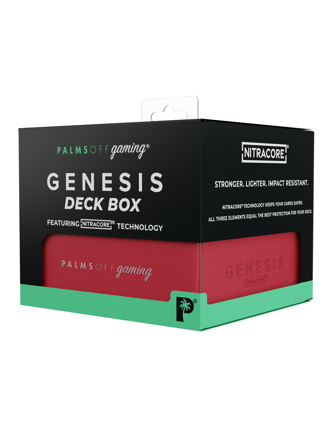 Palms Off Gaming Genesis Deck Box - Red