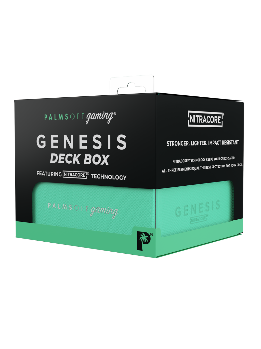 Palms Off Gaming Genesis Deck Box - Turquoise