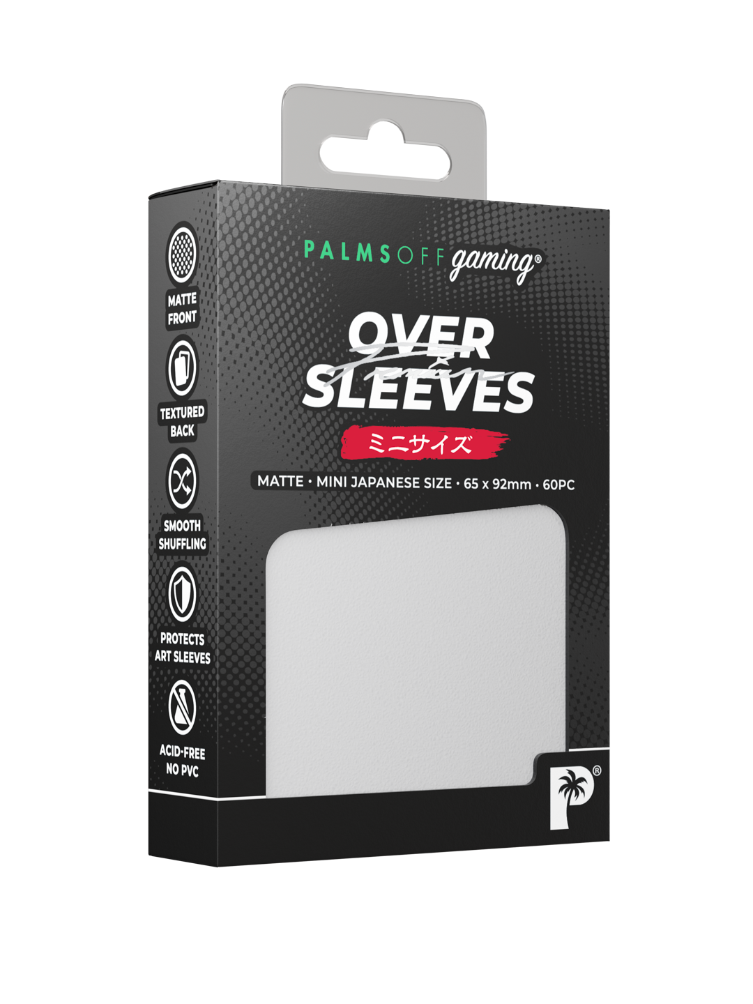 Palms Off Gaming Premium Over Sleeves Japanese Mini Size Matte Pkg