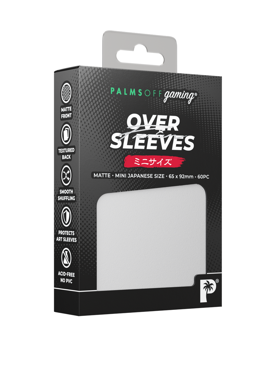 Palms Off Gaming Premium Over Sleeves Japanese Mini Size Matte Pkg