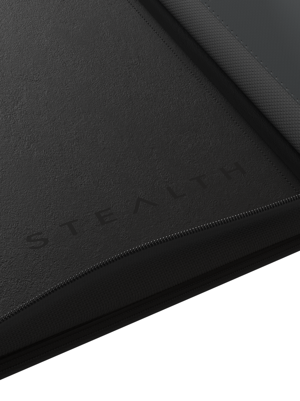 Palms Off Gaming STEALTH 9 Pocket Zip Trading Card Binder - BLACK