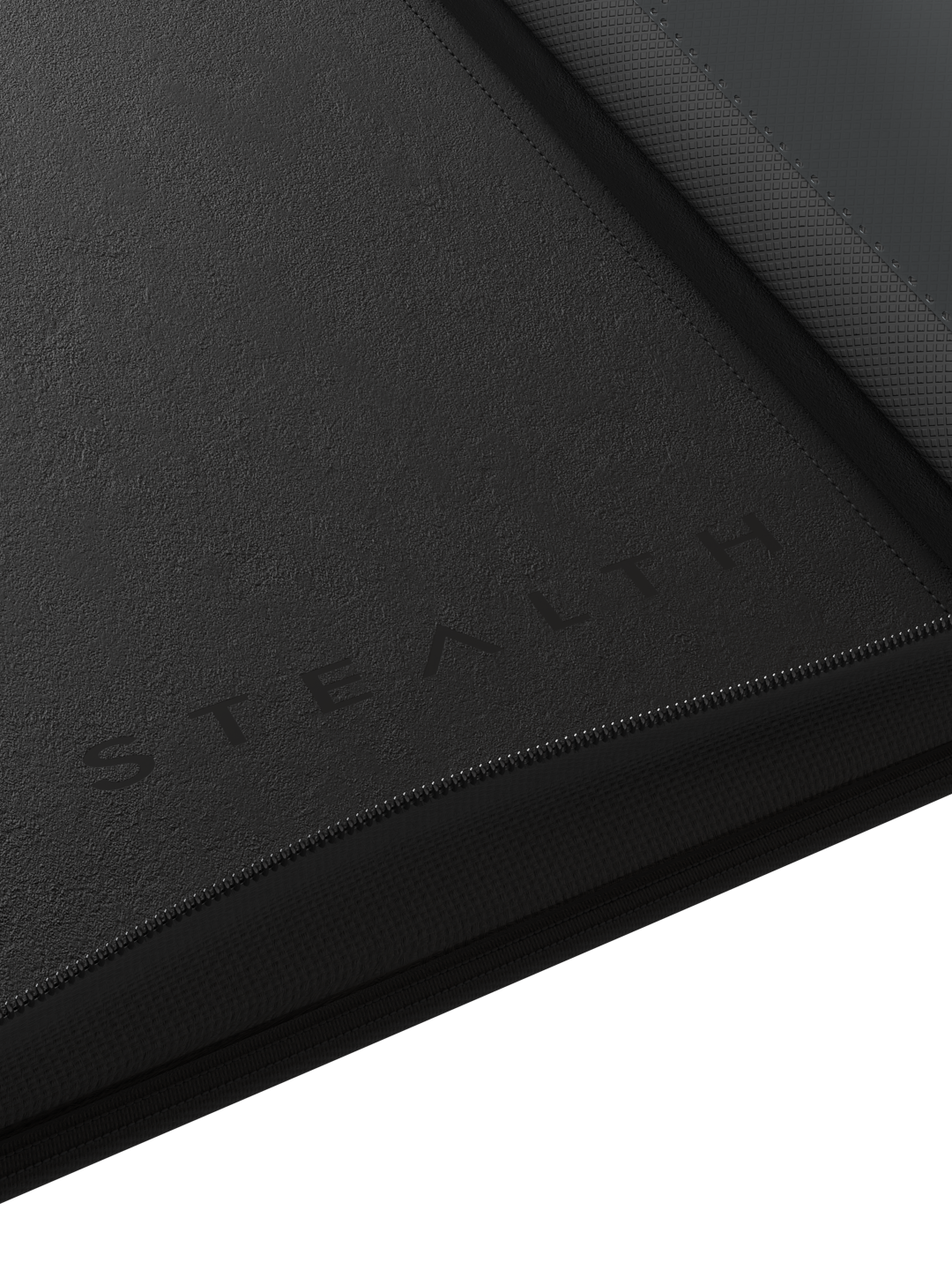 Palms Off Gaming STEALTH 9 Pocket Zip Trading Card Binder - BLACK