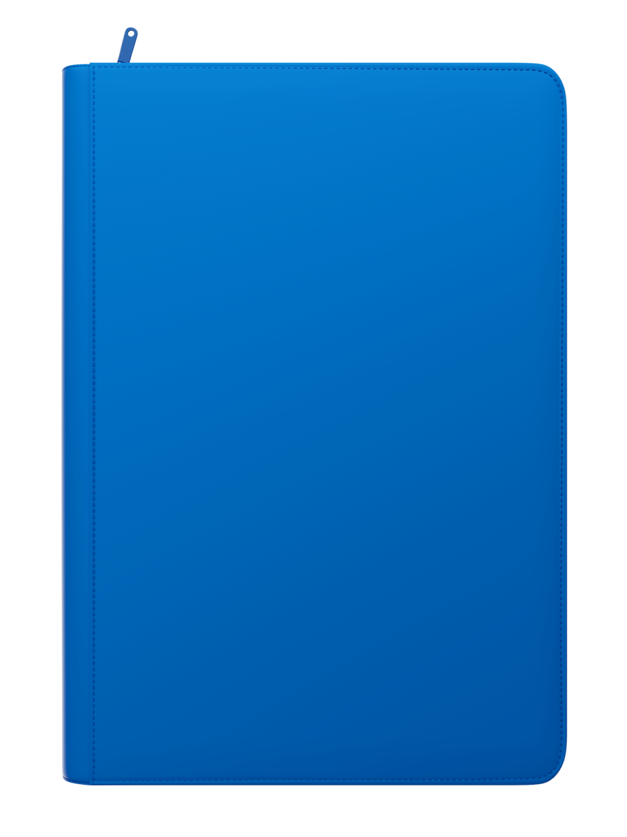 Palms Off Gaming STEALTH 9 Pocket Zip Trading Card Binder - BLUE