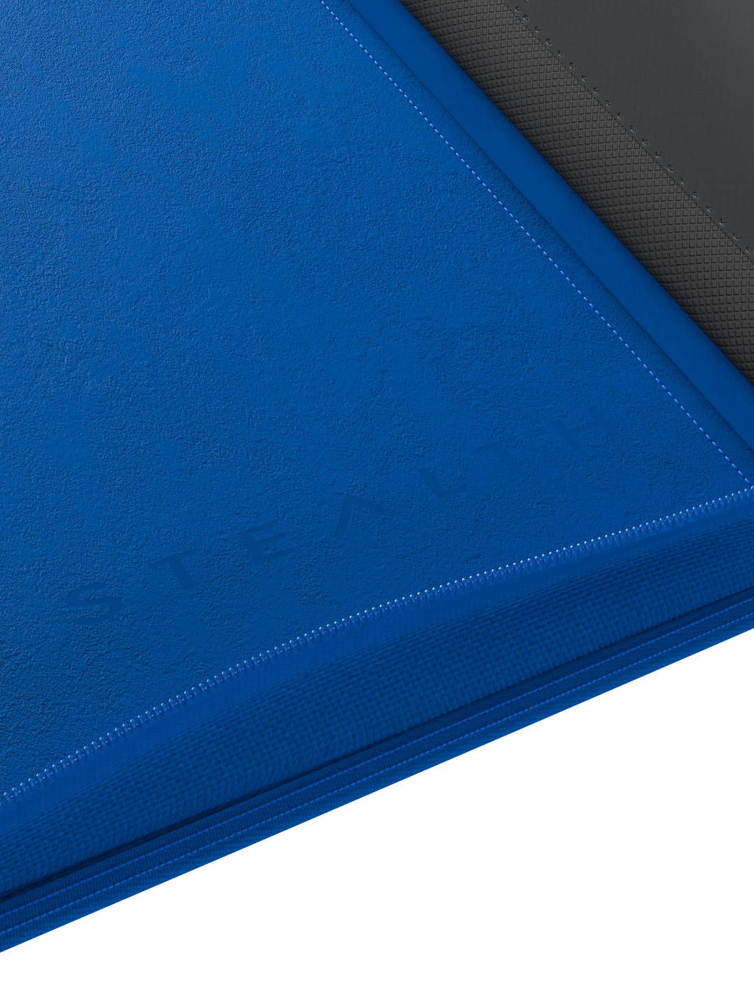 Palms Off Gaming STEALTH 9 Pocket Zip Trading Card Binder - BLUE