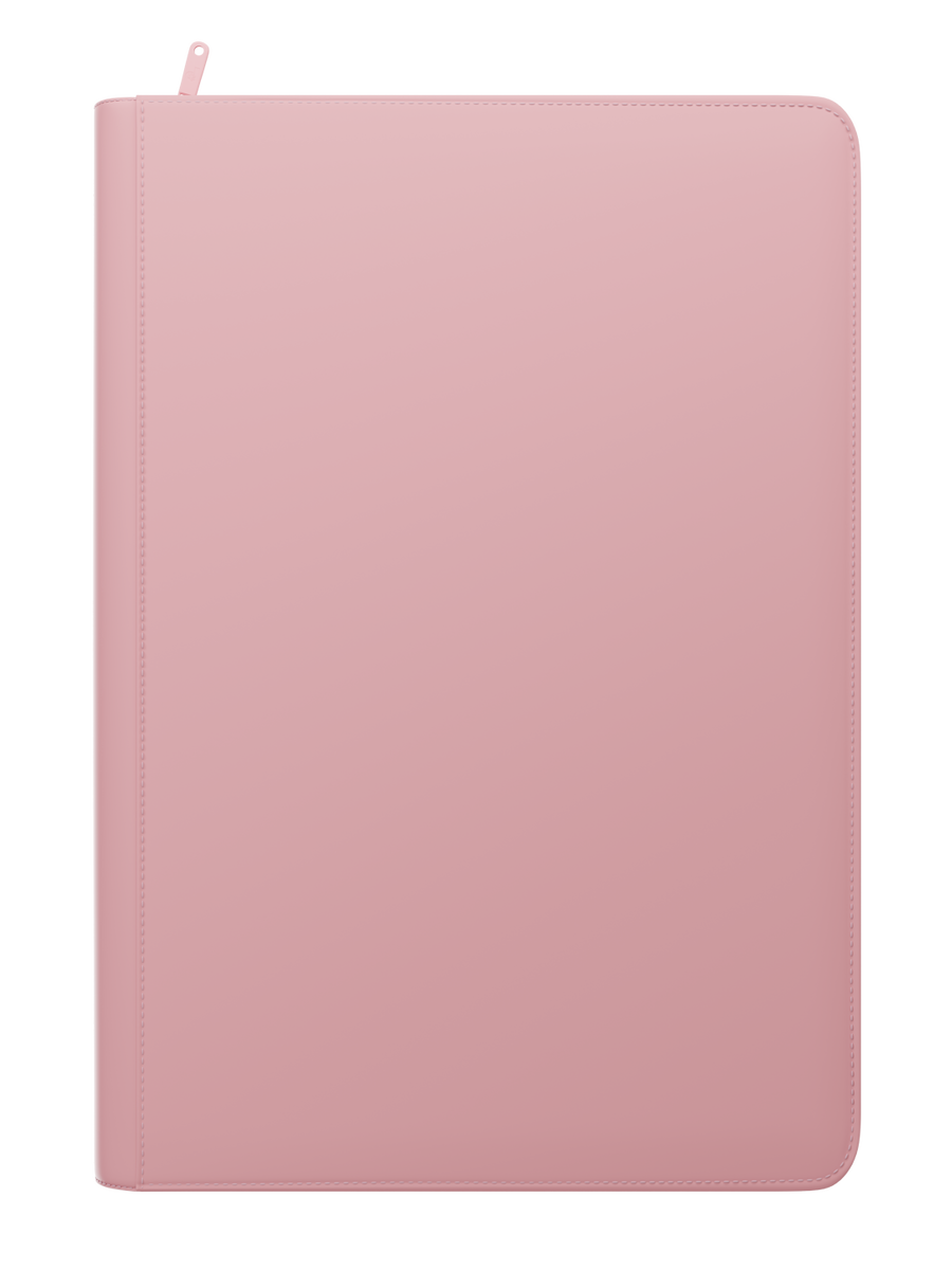 Palms Off Gaming STEALTH 9 Pocket Zip Trading Card Binder - PINK