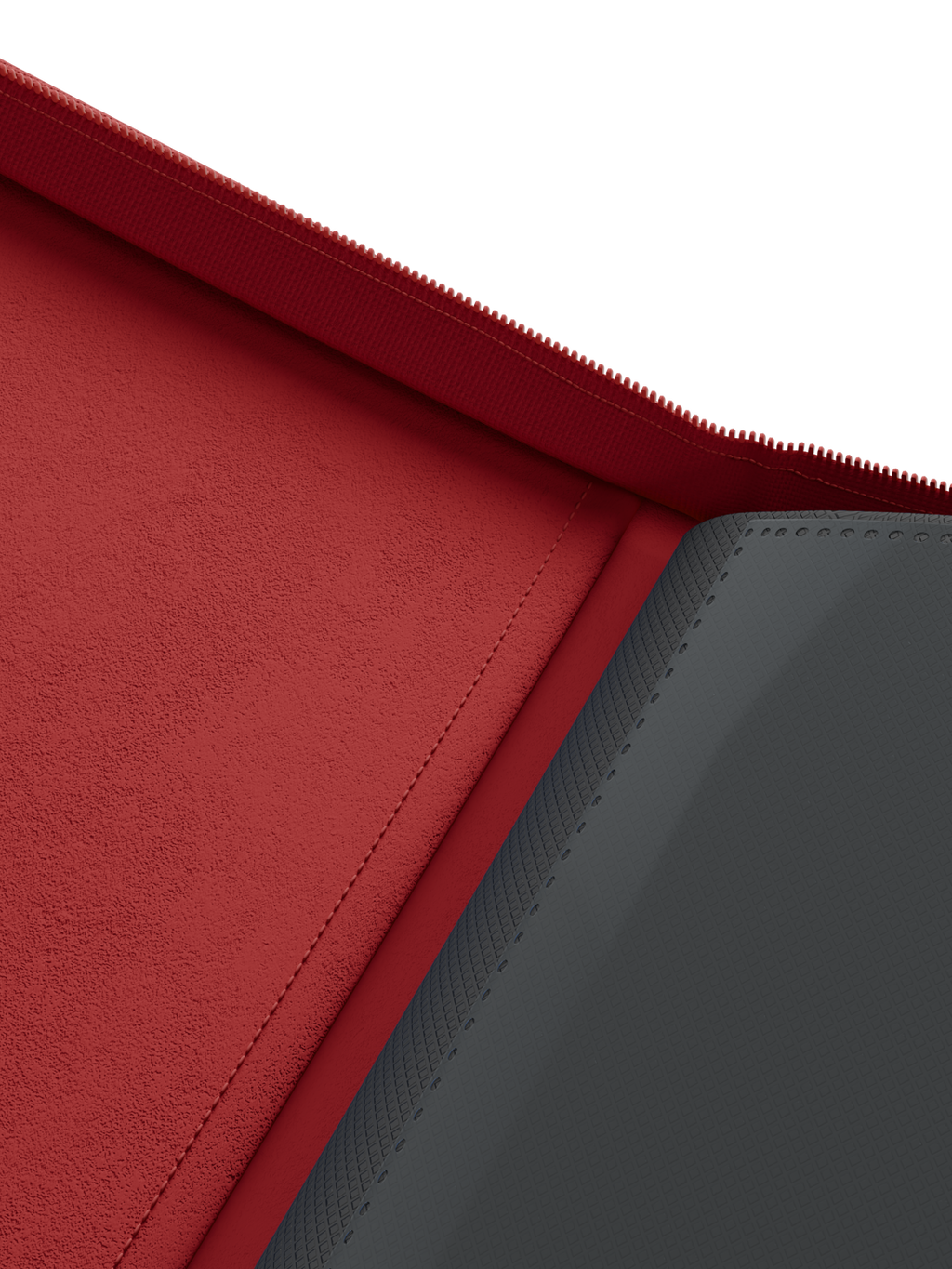 Palms Off Gaming STEALTH 9 Pocket Zip Trading Card Binder - RED