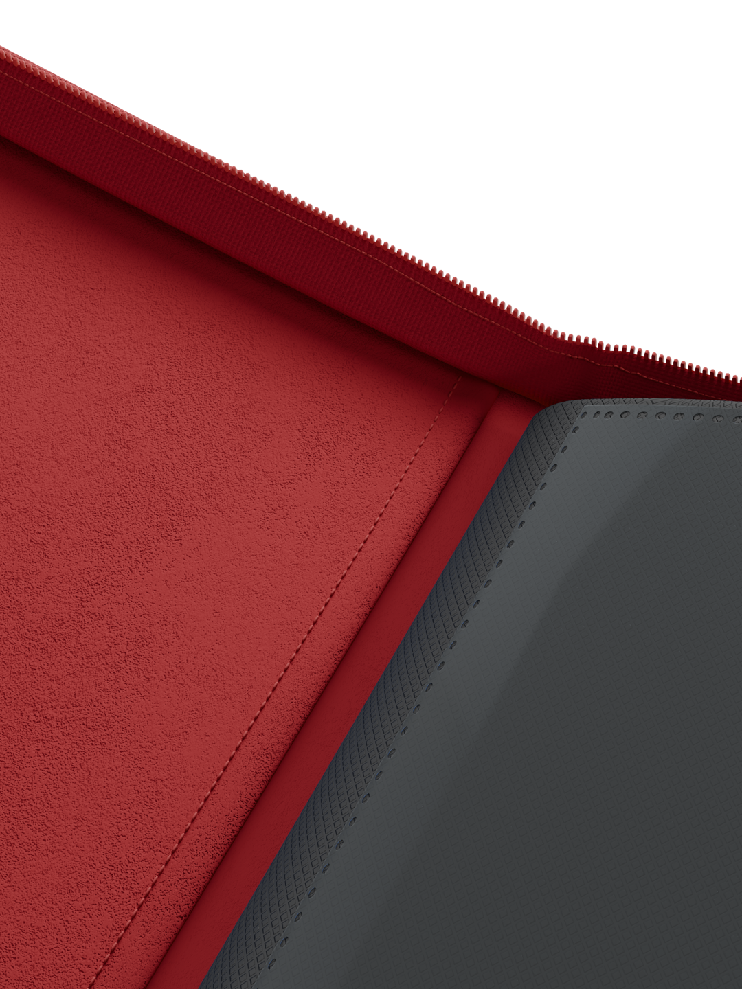 Palms Off Gaming STEALTH 9 Pocket Zip Trading Card Binder - RED