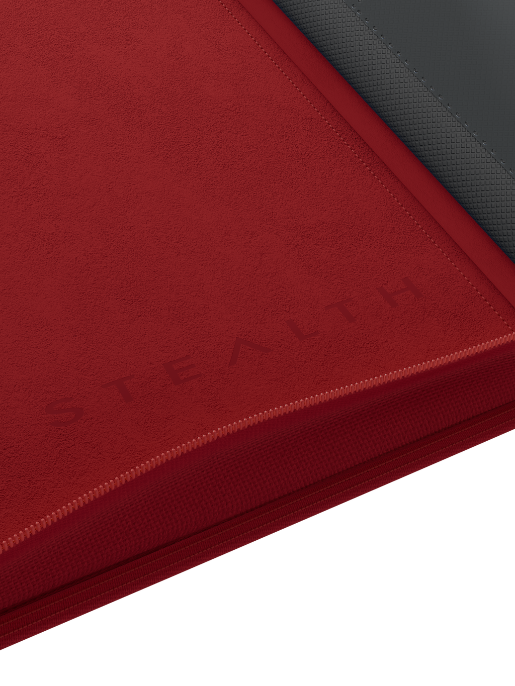 Palms Off Gaming STEALTH 9 Pocket Zip Trading Card Binder - RED