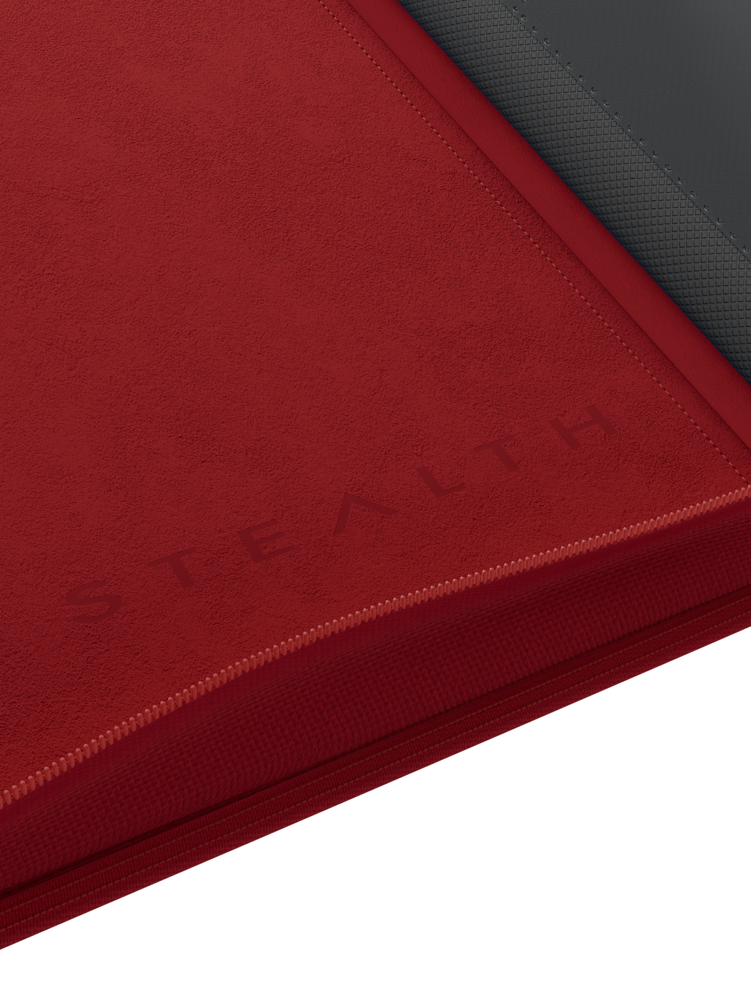 Palms Off Gaming STEALTH 9 Pocket Zip Trading Card Binder - RED