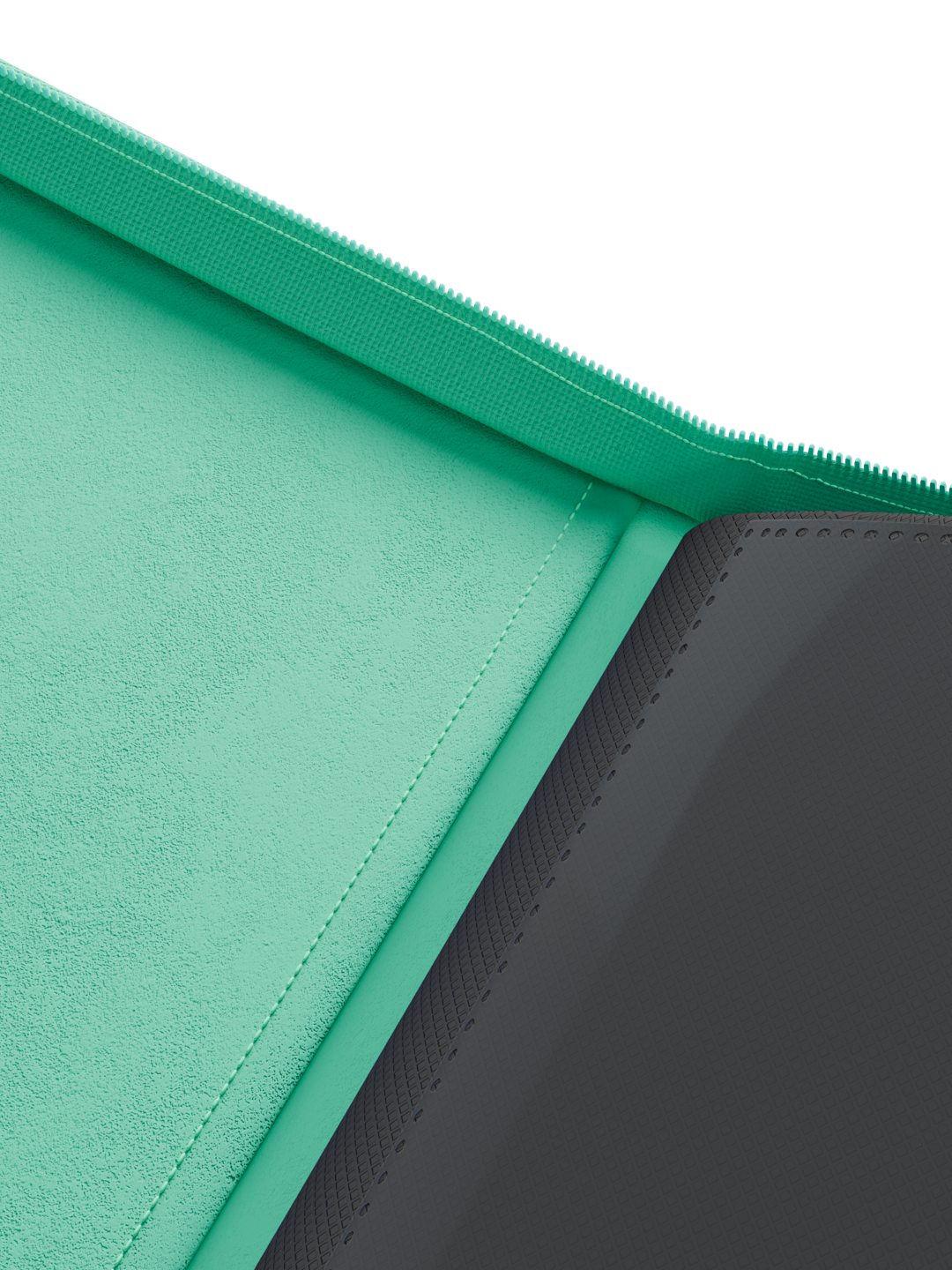 Palms Off Gaming STEALTH 9 Pocket Zip Trading Card Binder - TURQUOISE