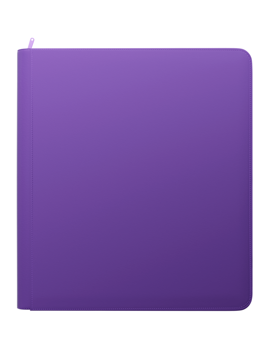 Palms Off Gaming STEALTH 12 Pocket Zip Trading Card Binder - PURPLE